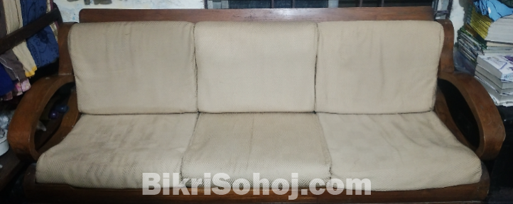 সলিড সেগুন কাঠের সোফা সেট বিক্রি হবে